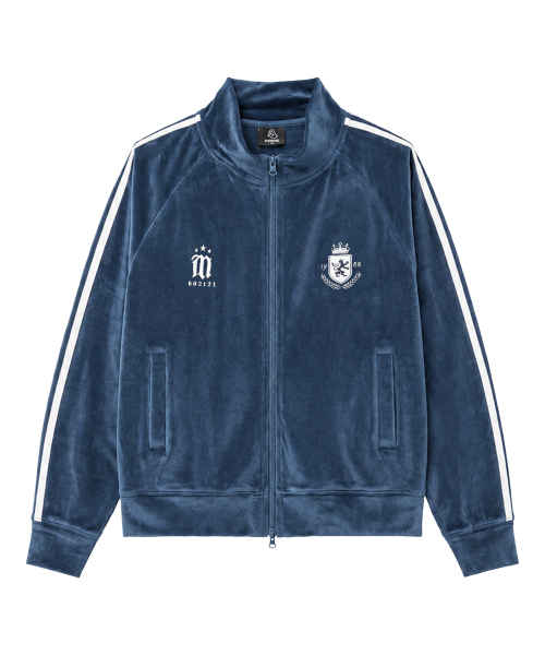 MOZMOZ(モズモズ)の「クレストベルベットトラックトップブルー(ナイロンジャケット・レディース・ブルー・3/LARGE/X-LARGE)」の4枚目の写真