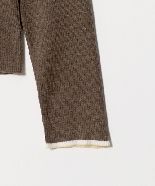 BEAUTY&YOUTH UNITED ARROWS（ビューティーアンドユースユナイテッドアローズ）の「リブライン ニットプルオーバー ウォッシャブル（ニット/セーター・レディース・モカ/オフホワイト・FREE）」の5枚目の写真