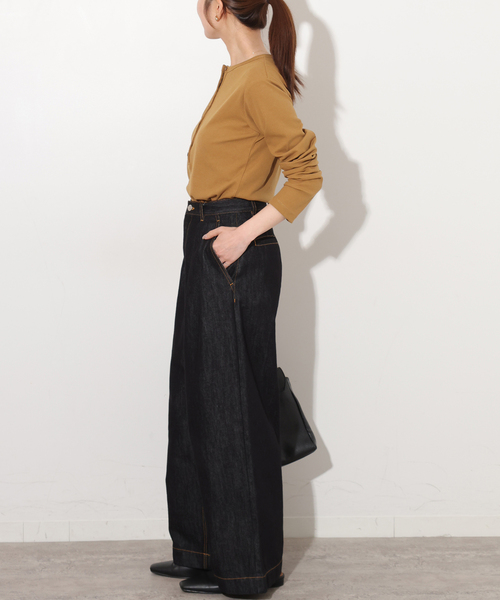 JOURNAL STANDARD relume(ジャーナルスタンダード レリューム)の「ソフトベアテレコヘンリープルオーバー(Tシャツ/カットソー・レディース・キャメル/ホワイト/ブラック・FREE)」の21枚目の写真