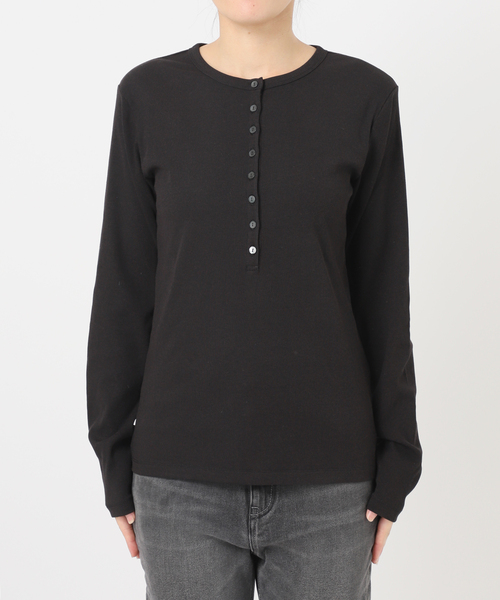 JOURNAL STANDARD relume(ジャーナルスタンダード レリューム)の「ソフトベアテレコヘンリープルオーバー(Tシャツ/カットソー・レディース・キャメル/ホワイト/ブラック・FREE)」の16枚目の写真