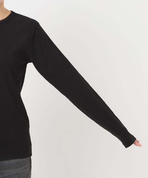 JOURNAL STANDARD relume(ジャーナルスタンダード レリューム)の「ソフトベアテレコヘンリープルオーバー(Tシャツ/カットソー・レディース・キャメル/ホワイト/ブラック・FREE)」の8枚目の写真