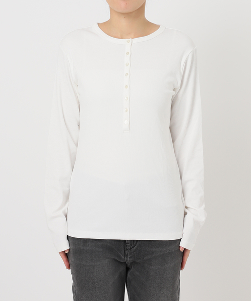 JOURNAL STANDARD relume(ジャーナルスタンダード レリューム)の「ソフトベアテレコヘンリープルオーバー(Tシャツ/カットソー・レディース・キャメル/ホワイト/ブラック・FREE)」の12枚目の写真