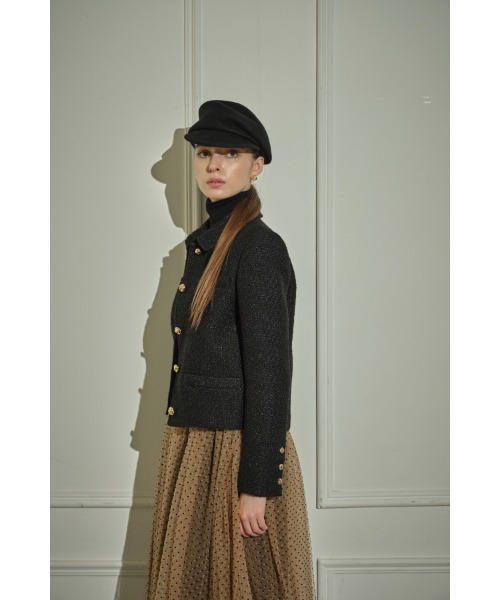 ERADIE(エラディエ)の「Éclat Wool Tweed Jacket ウールブレンドツィードジャケット(その他アウター・レディース・オフホワイト・FREE)」の11枚目の写真
