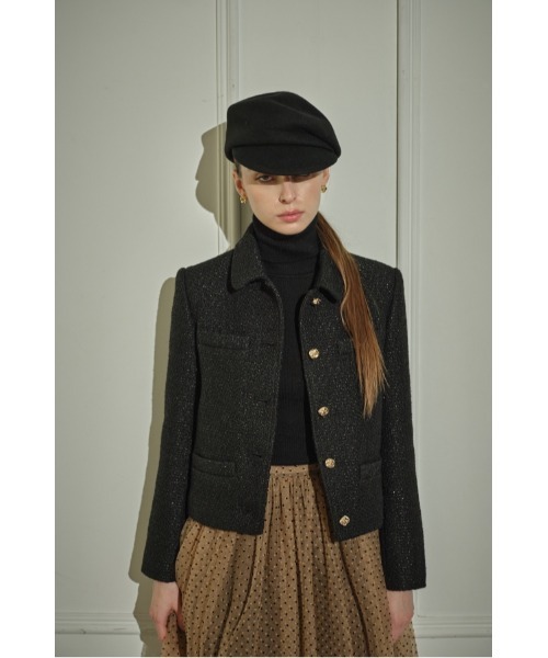ERADIE(エラディエ)の「Éclat Wool Tweed Jacket ウールブレンドツィードジャケット(その他アウター・レディース・オフホワイト・FREE)」の12枚目の写真