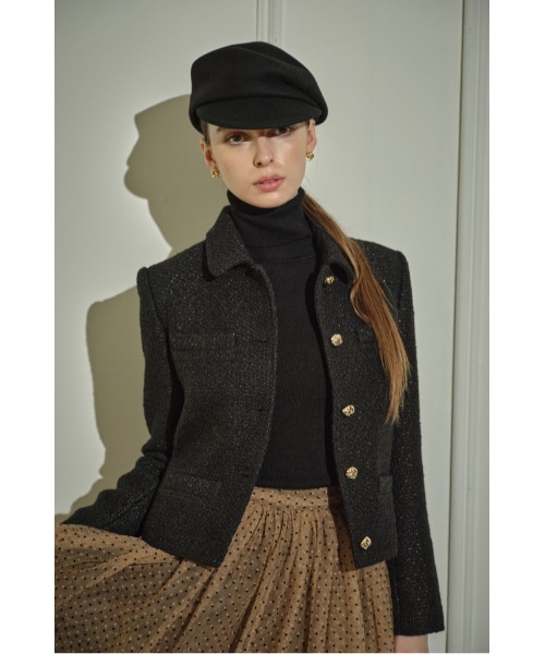 ERADIE(エラディエ)の「Éclat Wool Tweed Jacket ウールブレンドツィードジャケット(その他アウター・レディース・オフホワイト・FREE)」の13枚目の写真