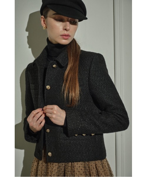 ERADIE(エラディエ)の「Éclat Wool Tweed Jacket ウールブレンドツィードジャケット(その他アウター・レディース・オフホワイト・FREE)」の7枚目の写真