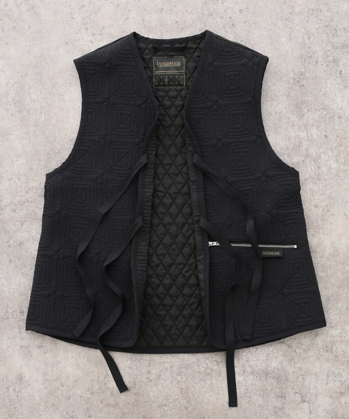 IENA(イエナ)の「LAVENHAM/ラベンハム BLACK EDITION VEST ベスト LV14123102(その他アウター・レディース・ブラック・FREE)」の4枚目の写真