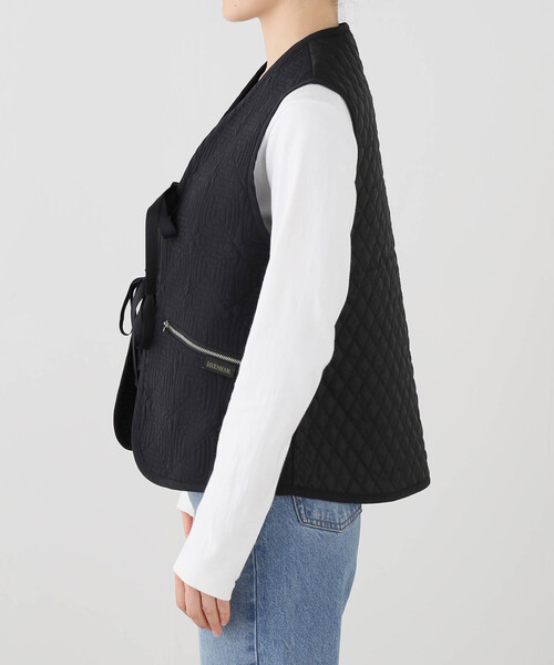 IENA(イエナ)の「LAVENHAM/ラベンハム BLACK EDITION VEST ベスト LV14123102(その他アウター・レディース・ブラック・FREE)」の11枚目の写真