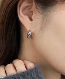 ステンレスねじりワンタッチピアス