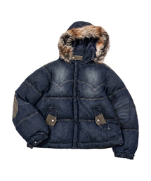 MAINBOOTH（メインブース）の「Vintage Western Puffer Jacket(INDIGO)（ダウンジャケット/コート）」
