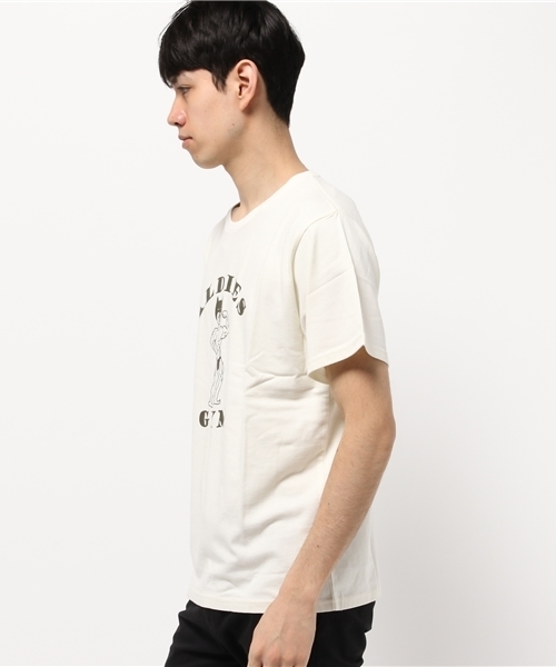 ALDIES（アールディーズ）の「Muscle T マッスル クールマックスTシャツ（Tシャツ/カットソー・メンズ・ホワイト/ピンク・MEDIUM/LARGE/SMALL）」の3枚目の写真