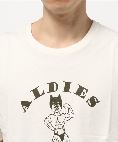 ALDIES（アールディーズ）の「Muscle T マッスル クールマックスTシャツ（Tシャツ/カットソー・メンズ・ホワイト/ピンク・MEDIUM/LARGE/SMALL）」の5枚目の写真