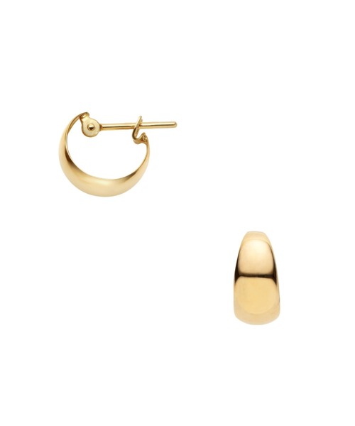 VENDOME AOYAMA（ヴァンドーム青山）の「K18YG ミニフープ ピアス（小）（ピアス（両耳用）・レディース・イエローゴールド・ONE SIZE）」の4枚目の写真