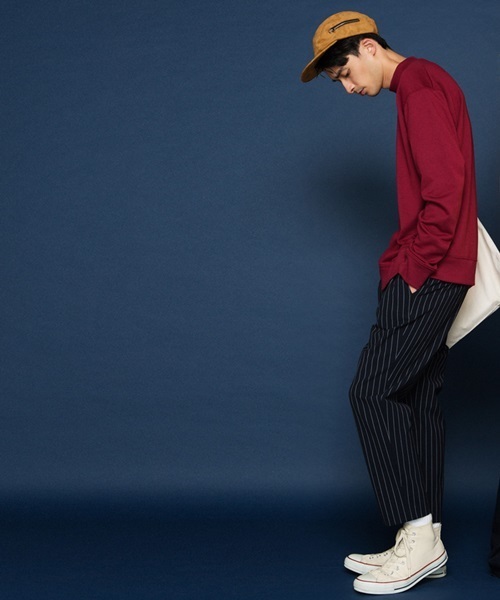 WEGO(ウィゴー)の「WEGO/スラックステーパードパンツ (スラックス・メンズ・グリーン系その他2/ベージュ/ブルー系その他4/ブラック/ダークグレー・LARGE/MEDIUM)」の16枚目の写真