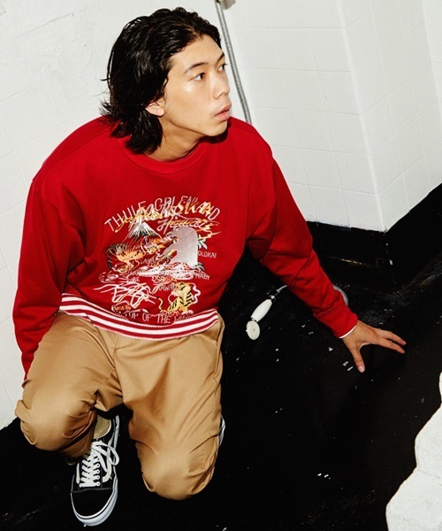 WEGO(ウィゴー)の「WEGO/スラックステーパードパンツ (スラックス・メンズ・グリーン系その他2/ベージュ/ブルー系その他4/ブラック/ダークグレー・LARGE/MEDIUM)」の21枚目の写真