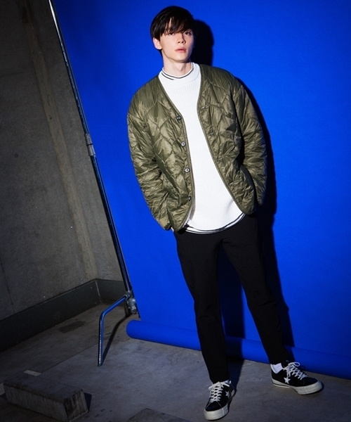 WEGO(ウィゴー)の「WEGO/スラックステーパードパンツ (スラックス・メンズ・グリーン系その他2/ベージュ/ブルー系その他4/ブラック/ダークグレー・LARGE/MEDIUM)」の22枚目の写真