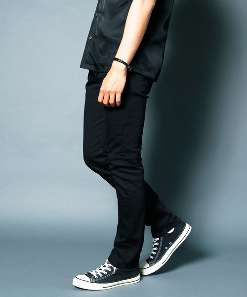 Magine(マージン)の「NO.35 STRETCH SLIM STRIGHT OVERDYE BLACK DENIM:NO.35ストレッチスリムストレート オーバーダイブラックデニム(デニムパンツ・メンズ・ブラック・46/44/48)」の12枚目の写真