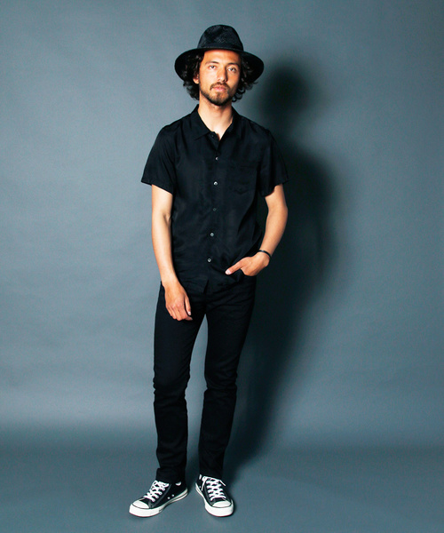 Magine(マージン)の「NO.35 STRETCH SLIM STRIGHT OVERDYE BLACK DENIM:NO.35ストレッチスリムストレート オーバーダイブラックデニム(デニムパンツ・メンズ・ブラック・46/44/48)」の14枚目の写真