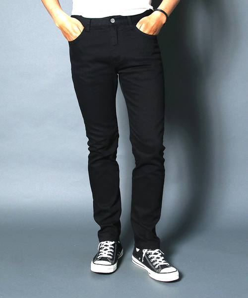 Magine(マージン)の「NO.35 STRETCH SLIM STRIGHT OVERDYE BLACK DENIM:NO.35ストレッチスリムストレート オーバーダイブラックデニム(デニムパンツ・メンズ・ブラック・46/44/48)」の8枚目の写真