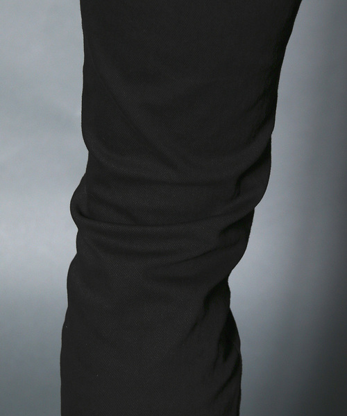 Magine(マージン)の「NO.35 STRETCH SLIM STRIGHT OVERDYE BLACK DENIM:NO.35ストレッチスリムストレート オーバーダイブラックデニム(デニムパンツ・メンズ・ブラック・46/44/48)」の3枚目の写真