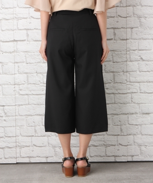 LEPSIM（レプシィム）の「GRINFILクロプドワイドパンツ　739535（その他パンツ・レディース・オフホワイト/ブラック/ライトベージュ/カーキ・MEDIUM/LARGE）」の9枚目の写真