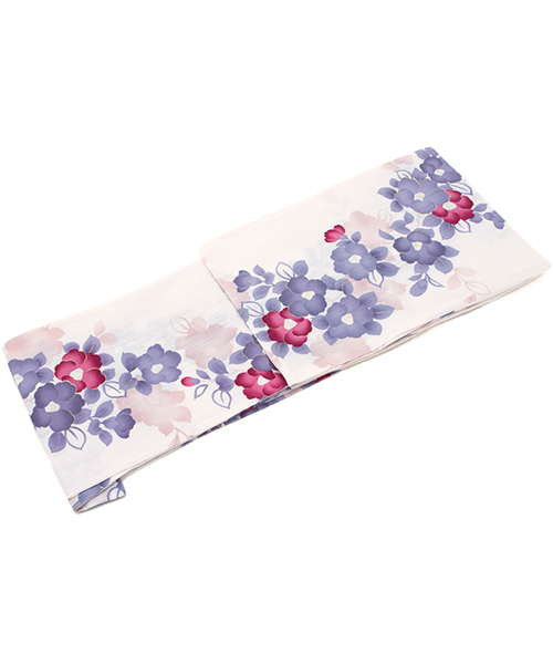 bonheur saisons（ボヌールセゾン）の「浴衣3点セット （浴衣＋帯＋下駄）「bonheur saisons/ボヌールセゾン」（浴衣・レディース・ホワイト系その他/レッド系その他2/ベージュ系その他6/ピンク系その他/ベージュ系その他7/ライトブルー/ブルー系その他3/イエロー系その他2/ベージュ系その他5/ホワイト系その他2/ブルー系その他5/ホワイト系その他4/ブルー系その他6/ホワイト系その他3/ブルー系その他/ブルー系その他2・FREE/フリー）」の17枚目の写真