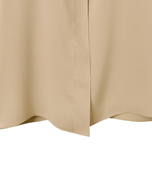 marjour（マージュール）の「シングルカラーブラウス（シャツ/ブラウス・レディース・ブラック/オフホワイト/ベージュ・MEDIUM）」の15枚目の写真