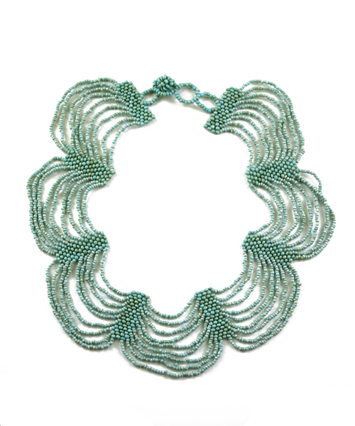 bpr BEAMS（ビーピーアール ビームス ）の「designsix LONDON / jadeネックレス（ネックレス・レディース・ホワイト/ブラック/ターコイズブルー/ロイヤルブルー/イエロー/レッド/シルバー/その他1/ホワイト系その他/ピンク/グリーン・ONESIZE）」の6枚目の写真