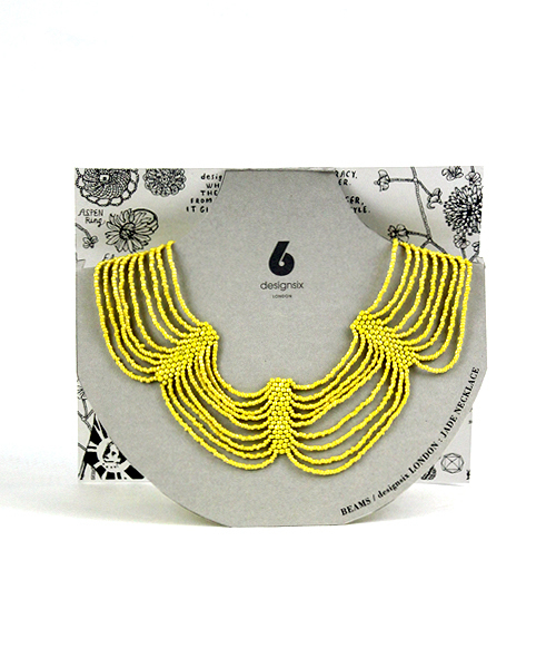 bpr BEAMS（ビーピーアール ビームス ）の「designsix LONDON / jadeネックレス（ネックレス・レディース・ホワイト/ブラック/ターコイズブルー/ロイヤルブルー/イエロー/レッド/シルバー/その他1/ホワイト系その他/ピンク/グリーン・ONESIZE）」の14枚目の写真