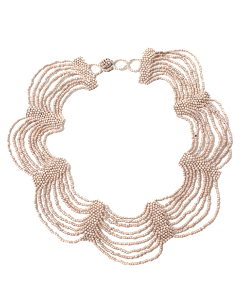 bpr BEAMS（ビーピーアール ビームス ）の「designsix LONDON / jadeネックレス（ネックレス・レディース・ホワイト/ブラック/ターコイズブルー/ロイヤルブルー/イエロー/レッド/シルバー/その他1/ホワイト系その他/ピンク/グリーン・ONESIZE）」の9枚目の写真