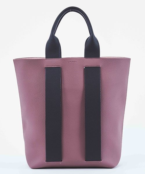 Laugoa（ラウゴア）の「【LAUGOA】 インダストリアルデザイントート　Espoir　0174-11013   （トートバッグ・レディース・アイボリー/グリーン/プラム・FREE）」の5枚目の写真