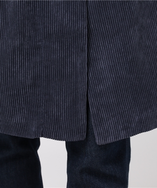 LBC（エルビーシー）の「コーデュロイガウンコート                  （その他アウター・レディース・オフホワイト/ネイビー/ブラウン・MEDIUM/LARGE）」の9枚目の写真