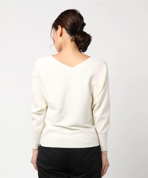 RIVE DROITE（リヴドロワ）の「2WAYコンパクトドルマン（ニット/セーター・レディース・ホワイト/その他9/ラベンダー・FREE）」の5枚目の写真