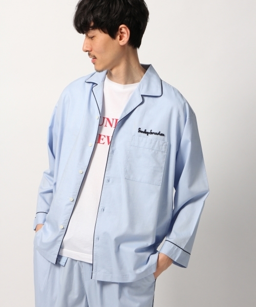 GLOBAL WORK(グローバルワーク)の「【ROOM】シャツ長袖 Men/783161(シャツ/ブラウス・メンズ・その他1/ライトブルー・LARGE/MEDIUM)」の5枚目の写真