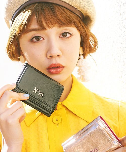 Casselini(キャセリーニ)の「Casselini(キャセリーニ)No.23 wallet(財布・レディース・ブラック/ピンクゴールド・FREE)」の3枚目の写真