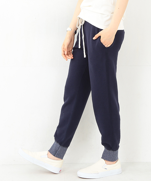 BEAMS BOY（ビームスボーイ）の「BEAMS BOY / 配色リブ スウェットイージー（その他パンツ・レディース・ライトグレー/ネイビー・ONE SIZE）」の19枚目の写真