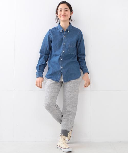 BEAMS BOY（ビームスボーイ）の「BEAMS BOY / 配色リブ スウェットイージー（その他パンツ・レディース・ライトグレー/ネイビー・ONE SIZE）」の11枚目の写真