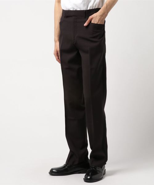 COREFIGHTER（コアファイター）の「WOOL SLACKS w/LINE（スラックス・メンズ・ブラック/ダークグリーン/ブラウン・MEDIUM）」の4枚目の写真