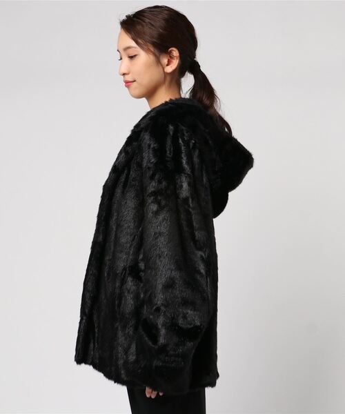 CLANE（クラネ）の「HOOD FUR COAT（その他アウター）」 - WEAR