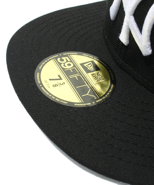NEW ERA（ニューエラ）の「WEGO/59FIFTY NYロゴキャップ（キャップ・メンズ・ブラック・SMALL/MEDIUM/LARGE）」の6枚目の写真
