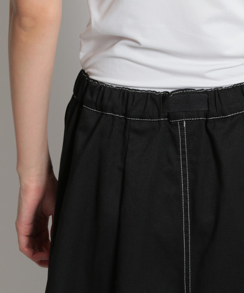 niko and...（ニコアンド）の「配色タックギャザースカート（スカート・レディース・ブラック/ベージュ/パープル/グリーン/ライトグリーン・MEDIUM/LARGE）」の16枚目の写真