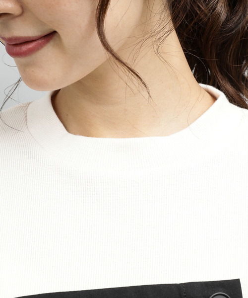 VIS（ビス）の「ピーチ起毛ドッキングワンピース（ワンピース・レディース・ブラック系その他/ブラウン系その他・FREE）」の5枚目の写真