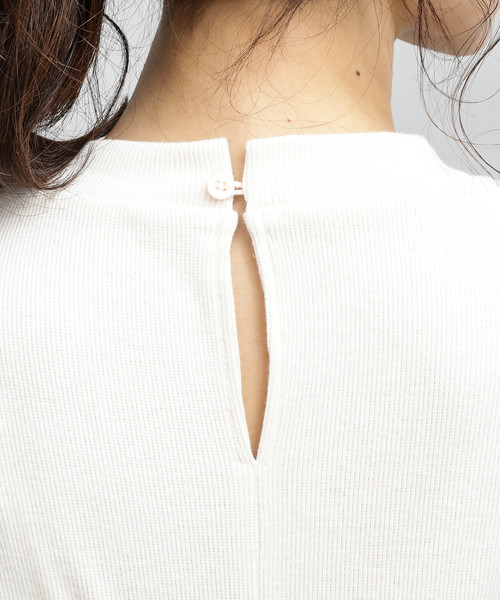 VIS（ビス）の「ピーチ起毛ドッキングワンピース（ワンピース・レディース・ブラック系その他/ブラウン系その他・FREE）」の6枚目の写真