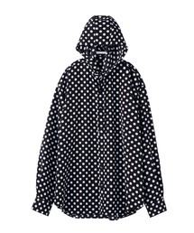 JOHN LAWRENCE SULLIVAN | DOT HOODED SHIRT(シャツ/ブラウス)