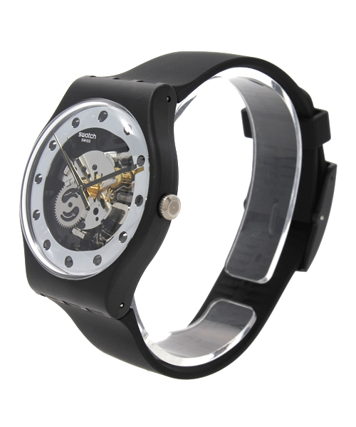 BEAUTY&YOUTH UNITED ARROWS（ビューティーアンドユースユナイテッドアローズ）の「＜SWATCH＞ SILVER GALM¨§（アナログ腕時計・メンズ・ブラック・フリー）」の3枚目の写真