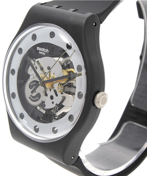 BEAUTY&YOUTH UNITED ARROWS（ビューティーアンドユースユナイテッドアローズ）の「＜SWATCH＞ SILVER GALM¨§（アナログ腕時計・メンズ・ブラック・フリー）」の5枚目の写真