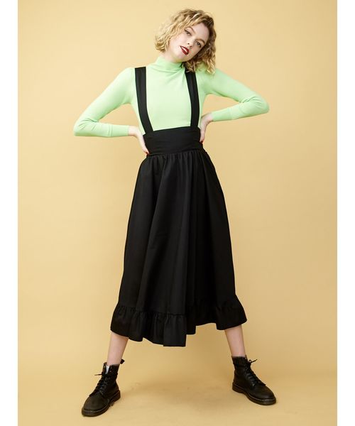 jouetie（ジュエティ）の「サスペンダーティアードスカート（スカート
