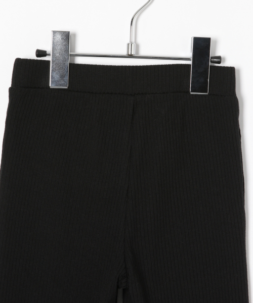 GLOBAL WORK(グローバルワーク)の「【キッズ】カットリブフレアパンツ/824476(その他パンツ・キッズ・オフホワイト/ブラック・SMALL/MEDIUM/LARGE/XX-LARGE/X-LARGE)」の4枚目の写真