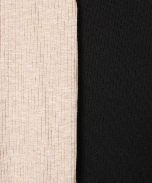 GLOBAL WORK(グローバルワーク)の「【キッズ】カットリブフレアパンツ/824476(その他パンツ・キッズ・オフホワイト/ブラック・SMALL/MEDIUM/LARGE/XX-LARGE/X-LARGE)」の3枚目の写真