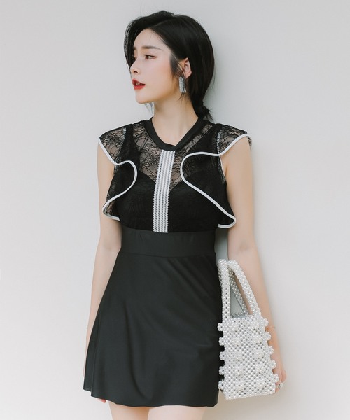 リボン付きフリルワンピース レディース水着 水着 Koisama コイサマ のファッション通販 Zozotown